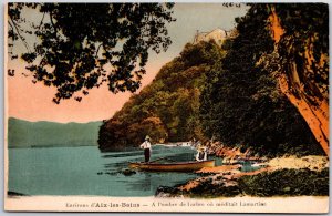 Environs D'Aix Les Bains A L'ombre De L'arbre Mediter Lamartine France Postcard