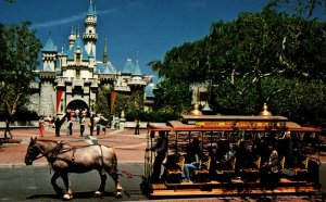 USA Disneyland Anaheim Sleeping Beauty Castle Chrome Postcard 08.76