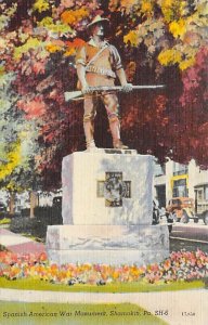 Spanish-American War Monument Shamokin, Pennsylvania PA  