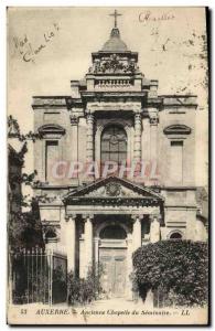 Old Postcard Auxerre Old Chapel Du Seminaire