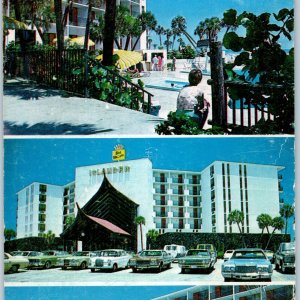 c1970s New Smyrna Beach, FL Best Western Islander Daytona Brochure Card + Map 3R