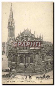 'Caen - St. Peter''s Church Old Postcard'