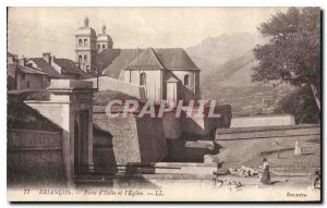 Old Postcard Briancon Porte d'Italie and the Church