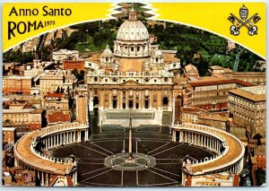 Postcard - Anno Santo - St. Peter's Square - Rome, Italy