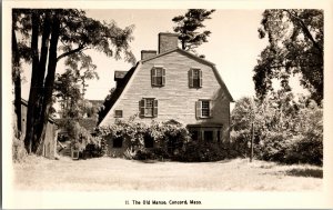 RPPC The Old Manse, Concord MA Vintage Postcard I44