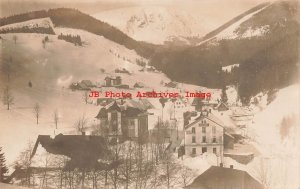 Czech Republic, Unknown Town, RPPC, Turisticky Hotel Berghotel, 1924 PM, Photo 
