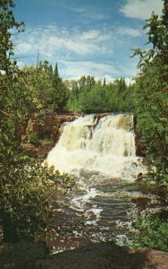 Vintage Postcard Gooseberry State Park Fishing Swimming Duluth Minnesota MN