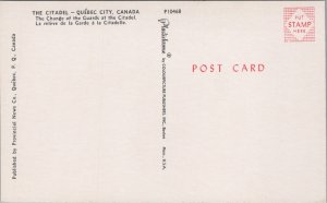 Canada The Citadel Quebec City Chrome Postcard 03.81