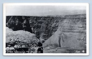 RPPC Halemaumau Pit Muana Loa Hawaii HI UNP Postcard N13