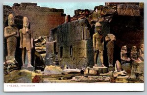 Egypt   Thebes  Ramesseum  Postcard