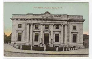 Post Office Niagara Falls New York 1910c postcard