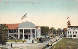 G67/ Put-In-Bay Ohio Postcard c1910 Colonial Amusement Building 2