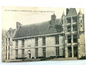 Vintage Postcard Chateau de Chateaudun Aile de Longueville Castle France