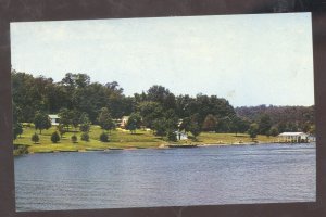 SUNRISE BEACH MISSOURI LONG BEACH RESORT LAKE OF THE OZARKS POSTCARD
