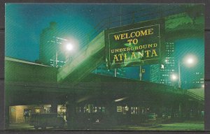 Georgia, Atlanta - Underground At Night - [GA-103]