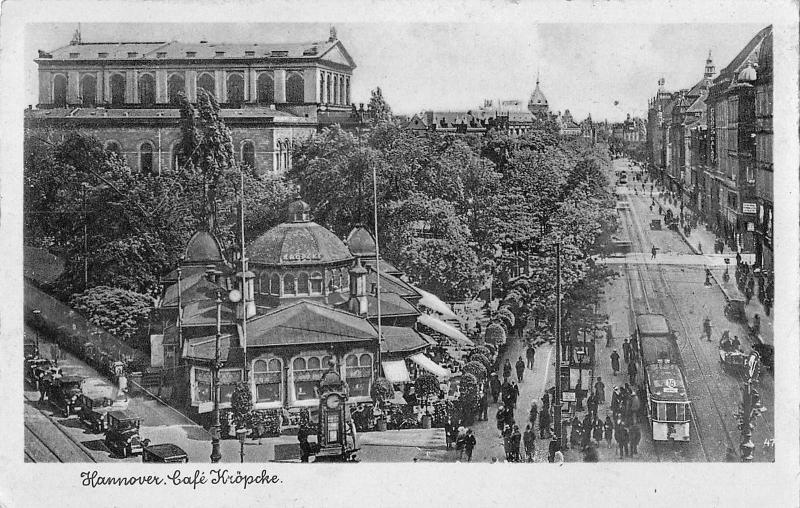 BG40580 hannover cafe kropcke tramway strassenbahn car auto    germany