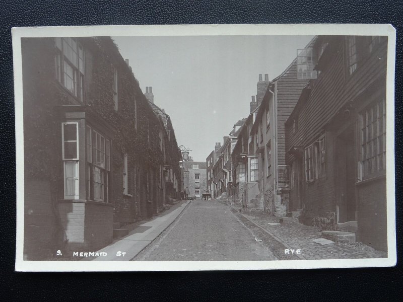 East Sussex RYE Mermaid Street - Old RP Postcard