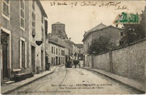 CPA SECONDIGNY-en-GATINE SECONDIGNY - Rue Principale (1140975)