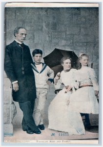 1880s-90s NY Recorder Souvenir Card Insert Whitelaw Reid & Family #6V