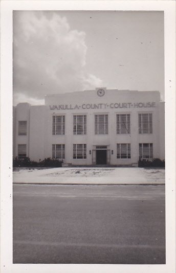 Florida Crawfordville Wakulla County Court House Real Photo