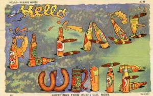 Greetings from Rushville, Nebraska