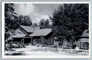 1961 Bay View Lodge On Lake Veamilion Tower Minnesota MN RPPC Photo Postcard