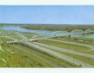 Unused Pre-1980 BRIDGE SCENE Sioux City Iowa IA HQ8592