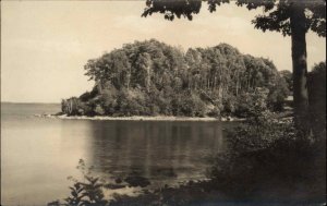 Northport Maine ME Kelley's Cove CA Townsend Real Photo Vintage Postcard