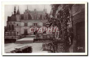 Old Postcard Chateau de Chenonceau Wing Thomas Bohier and detail of the Tower