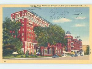 Linen MAJESTIC HOTEL Hot Springs National Park Arkansas AR B4364