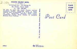 ME - Bar Harbor. Higgins Holiday Motel