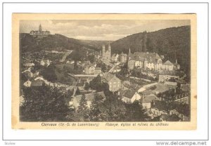 Abbaye, Eglise Et Ruines Du Chateau, Clervaux, Luxembourg, PU-1920