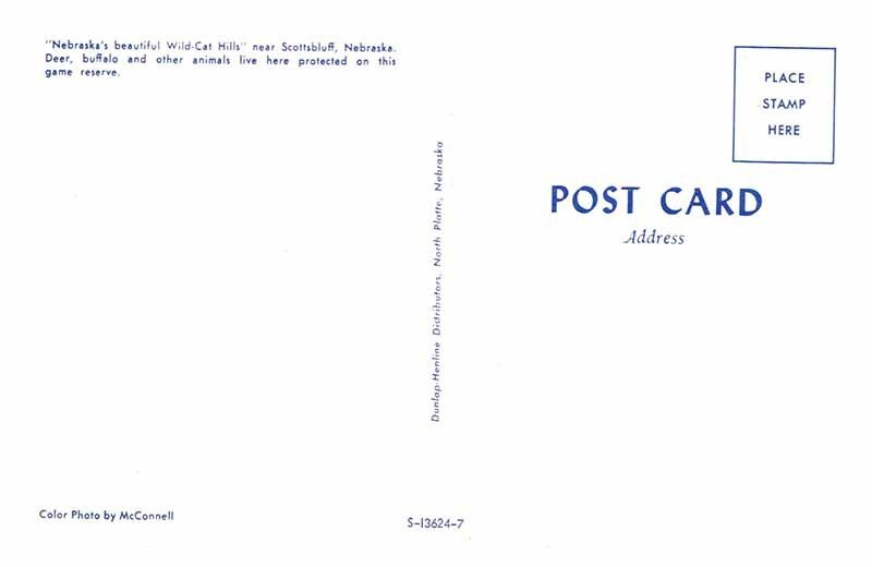 Postcard MOUNTAIN SCENE Scottsbluff Nebraska NE AU2429