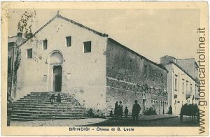 03467 VINTAGE POSTCARD: CITY TOAST: CHURCH S. LUCIA-