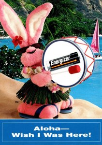 Advertising Energizer Batteries Bunny Goes Hawaiian Aloha