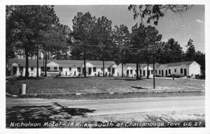 Chattanooga Tennessee Nicholson Motel Real Photo Vintage Postcard AA70964