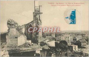 Old Postcard Verdun Ruins Its Place du Marechal Petain Remains of an ancient ...