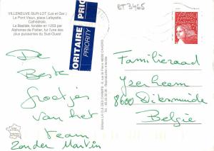 BT3465 Villeneuve sur lot le pont vieux     France