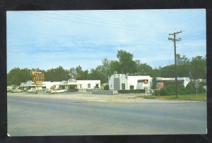 OKLAHOMA CITY OKLAHOMA ROUTE 66 BOYER HOTEL COURT ADVERTISING POSTCARD OKLA.