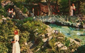 Vintage Postcard Grist Mill Rock City Atop Lookout Mtn. Chattanooga Tennessee TN