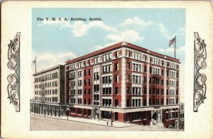 The YMCA Building, Seattle WA Vintage Postcard E43