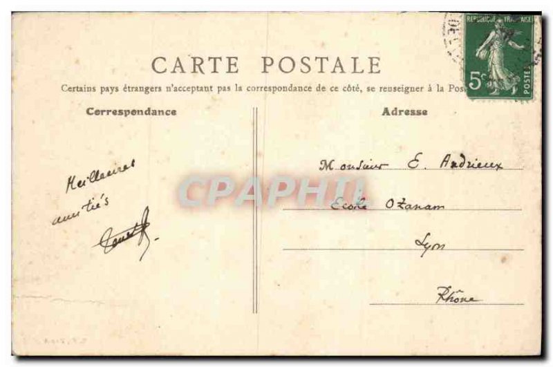 Old Postcard Paris Fountain Place Daumesnil