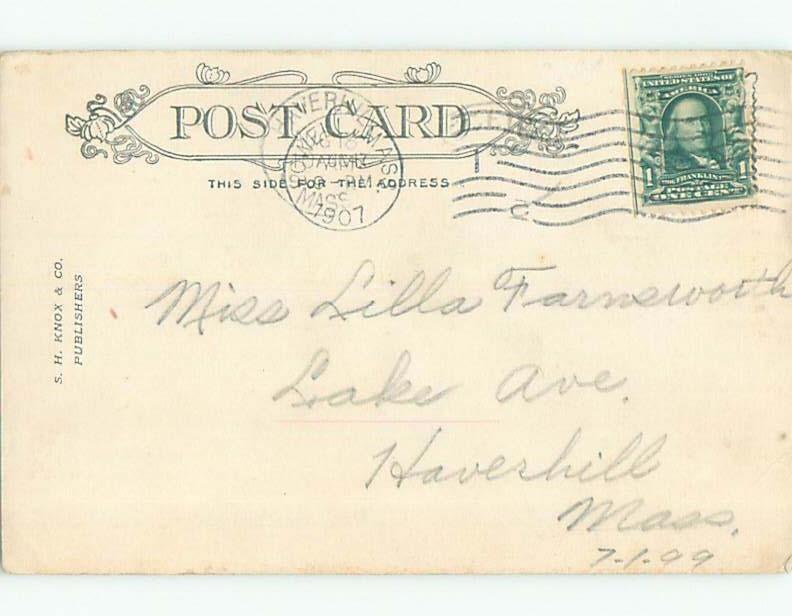 Pre-1907 CITY HALL Lowell Massachusetts MA n5918