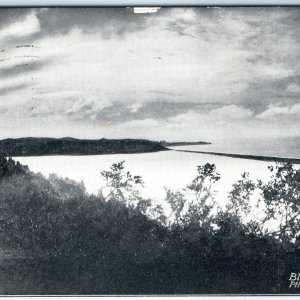 c1900s Big Lagoon, CAL Trail Meiser Litho Photo Postcard Eureka CA Cali A118