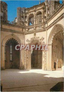 Modern Postcard Portugal Batalha Interior eds Imperfect Chapels