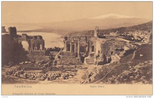 Teatro Greco, TAORMINA (Sicily), Italy, 1900-1910s