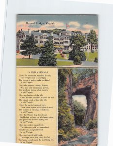 Postcard In Old Virginia, Natural Bridge, Virginia