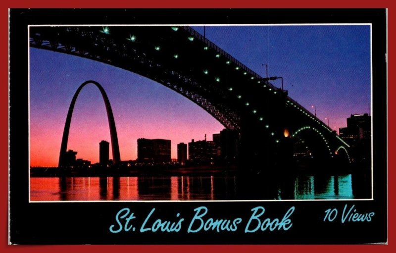 Missouri, St Louis - Eads Bridge & Gateway Arch At Sunset - [MO-120]