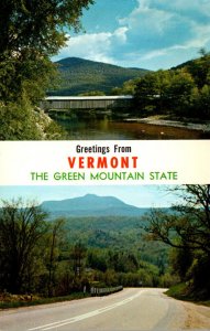 Greetings From Vermont The Green Mountain State