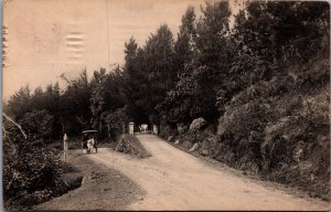 Sri Lanka Ceylon Colombo Entrance to Hakgala Gardens Nuwara Eliya Postcard 09.61